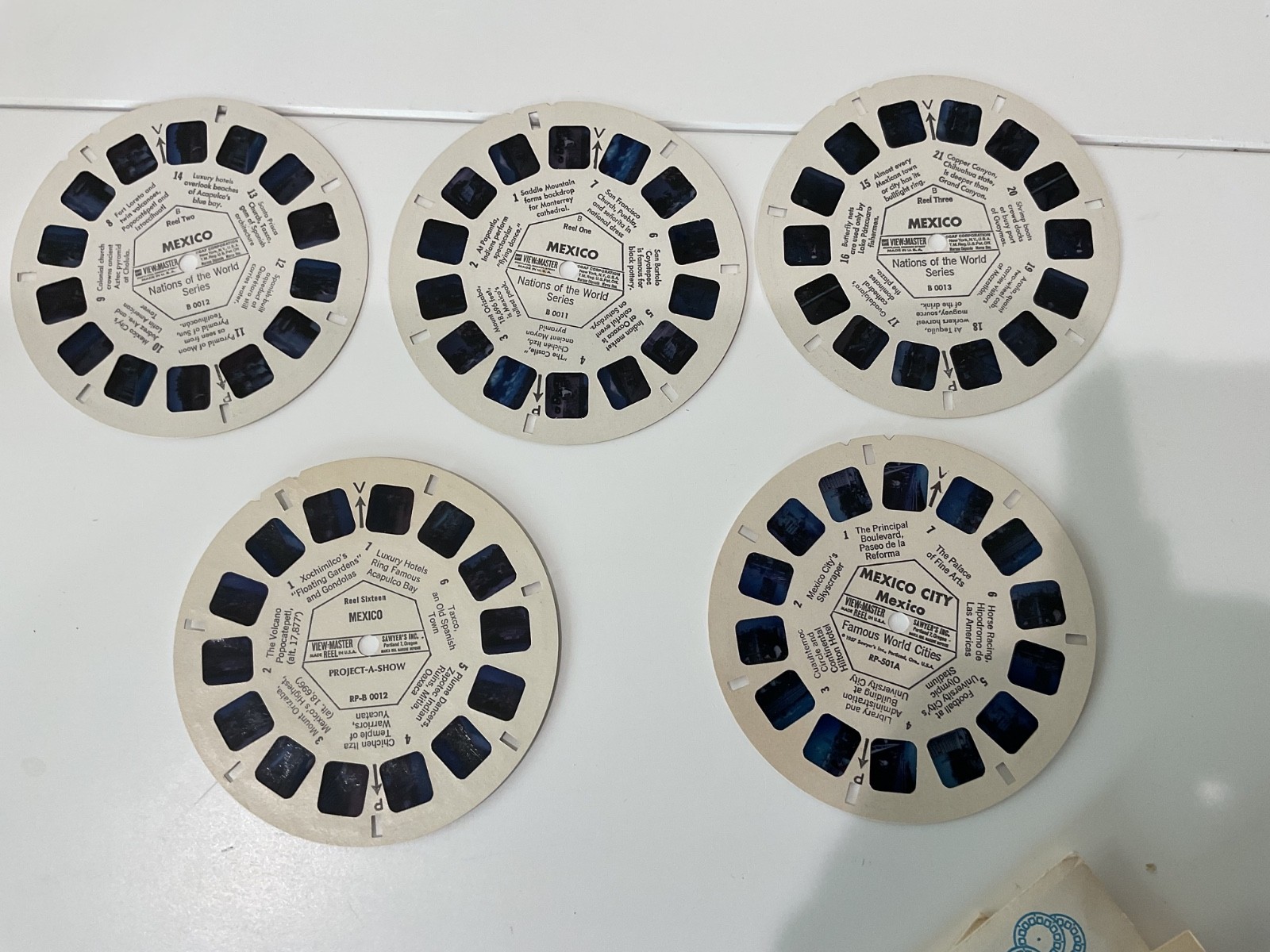 Vintage View-Master Various travel slides 18 Reels
