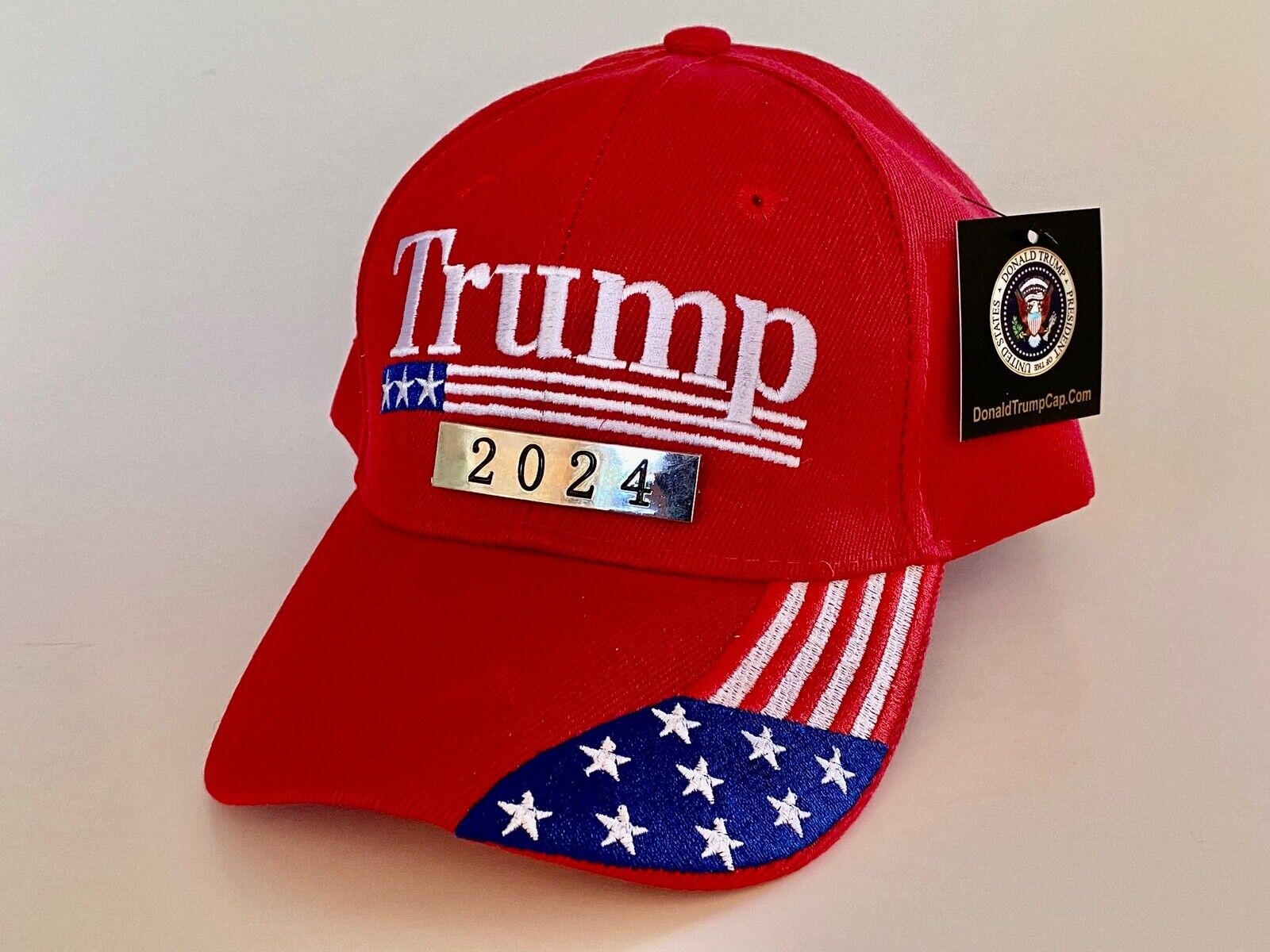 Donald Trump ...STARS & STRIPES...MAGA Hat...2024...  ...NEW HOT DESIGN