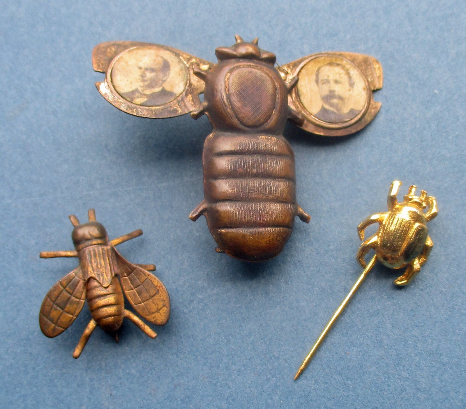 1896 Republican William McKinley and Garret Hobart Gold Bug Lot 1896 Republican William McKinley and Garret Hobart Gold Bug Lot