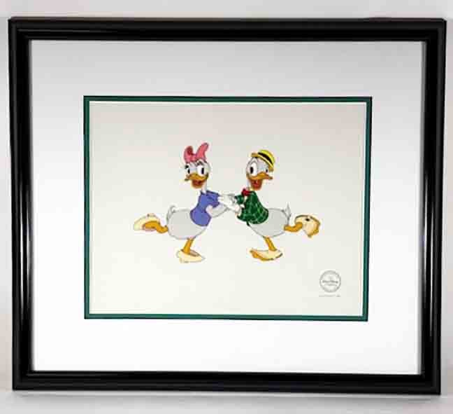 Disney's Mr. Duck Steps Out Framed Sericel, Limited Edition w/Certificate