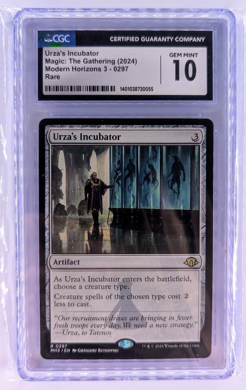 MTG - Urza\'s Incubator - Rare - Modern Horizons 3 CGC Gem mint 10