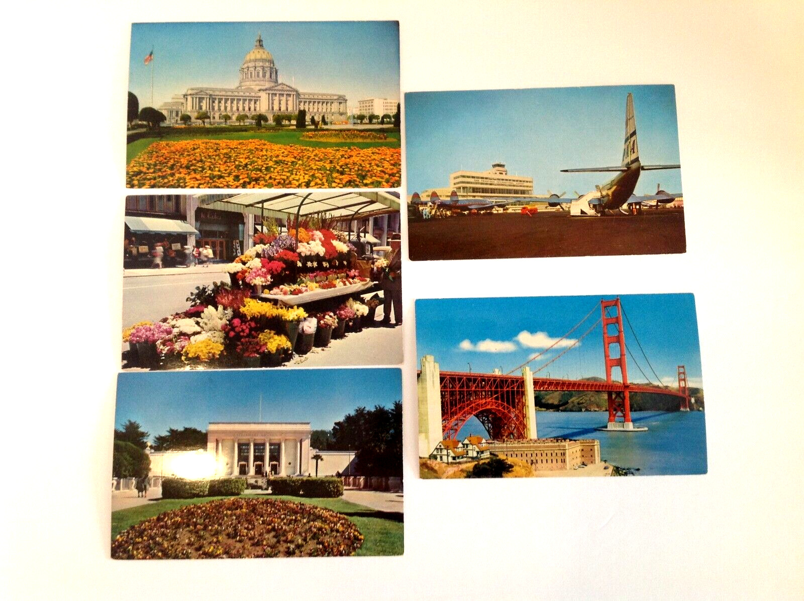 Vintage San Francisco Selithco Postcards-Lot of 5 Unused.