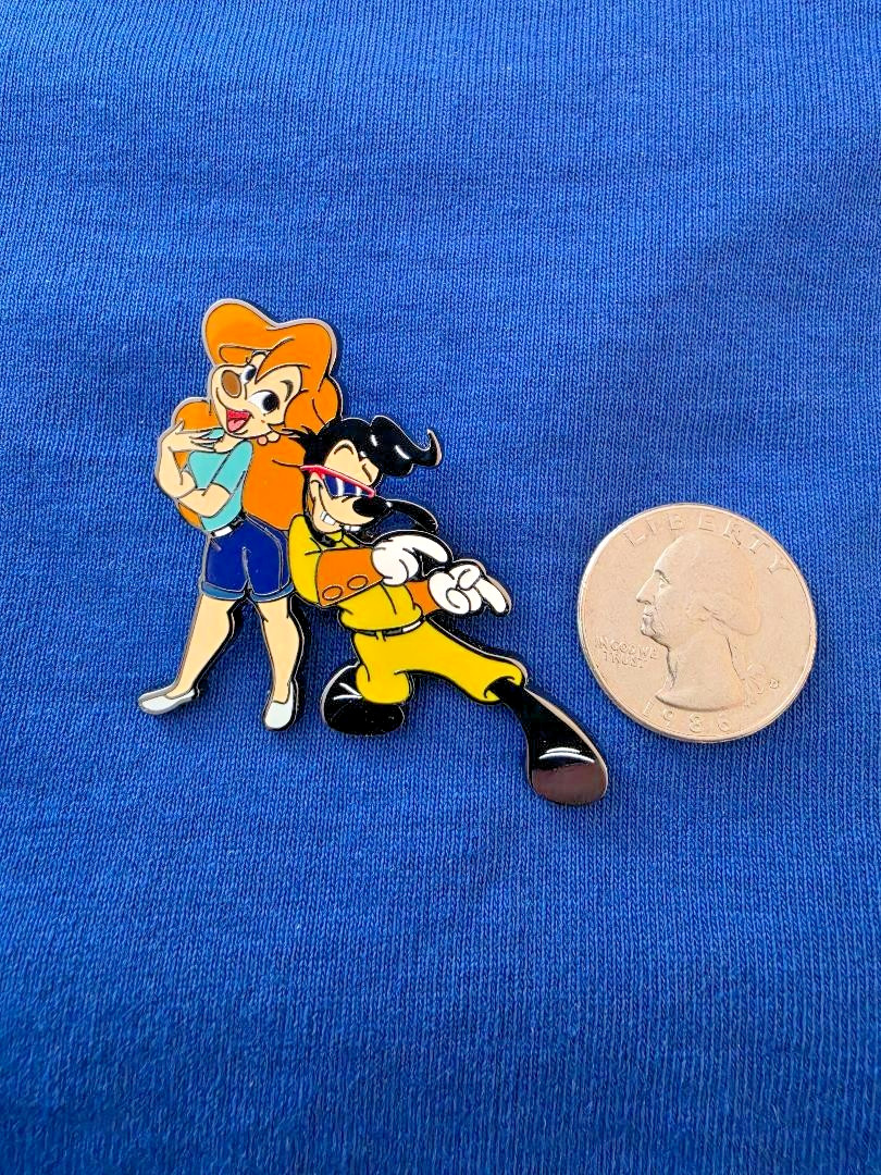 DLP - Max as Powerline and Roxanne - A Goofy Movie PARIS DLRP DISNEY PIN