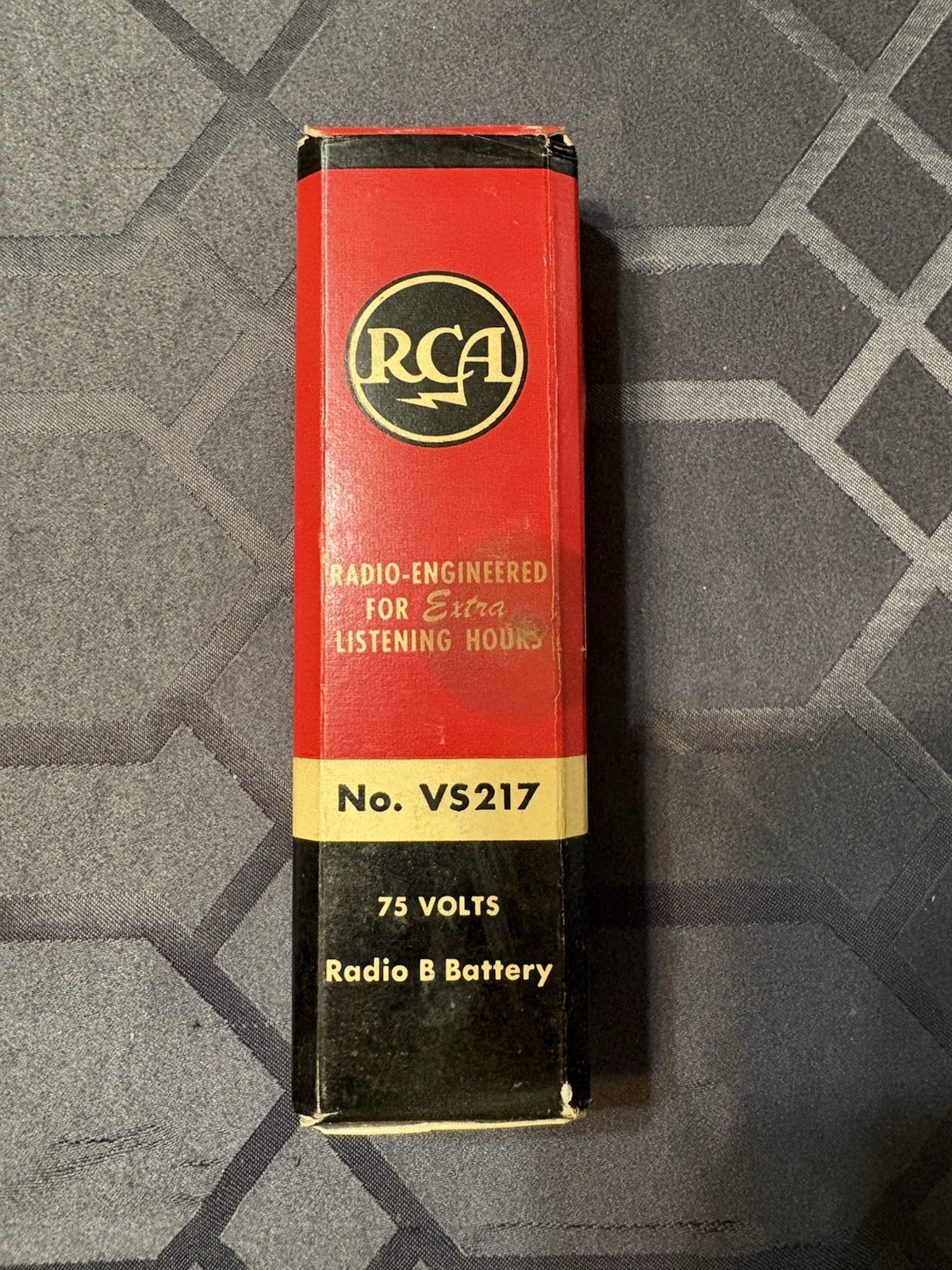 Vintage RCA VS217 75 Volt Radio B Battery Unopened Display Piece