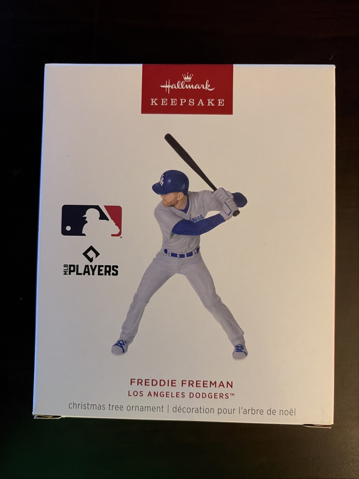 2025 Hallmark Keepsake Freddie Freeman Los Angeles Dodgers Christmas Ornament
