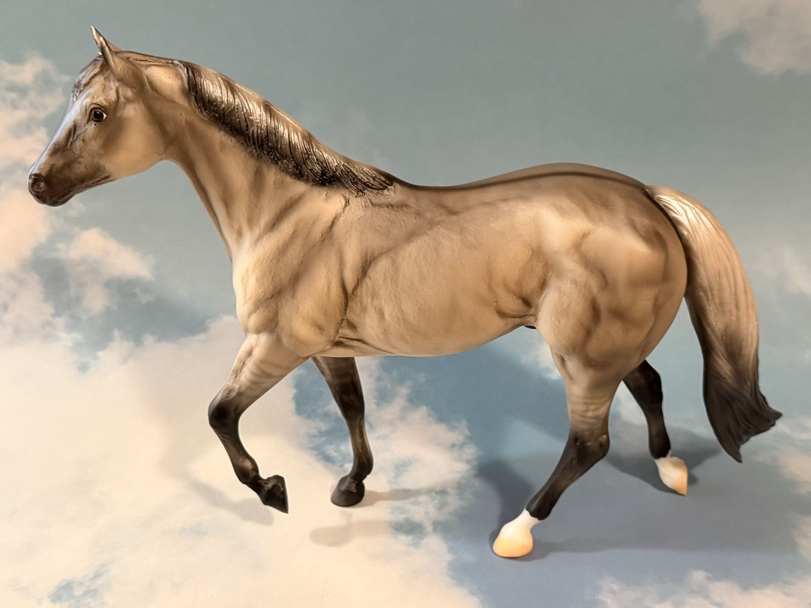 Breyer * Grullo Drifter * Vintage Club Gambler\'s Choice Traditional Model Horse
