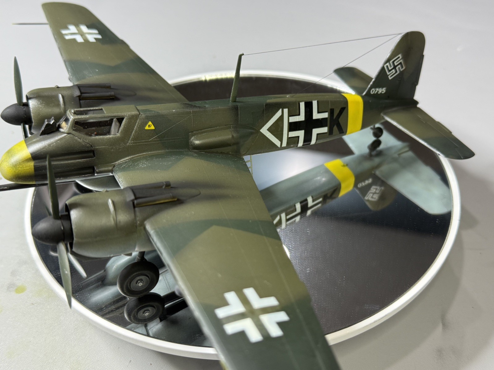Built Model Henschel HS-129-1 Tank Buster 1/48 Scale