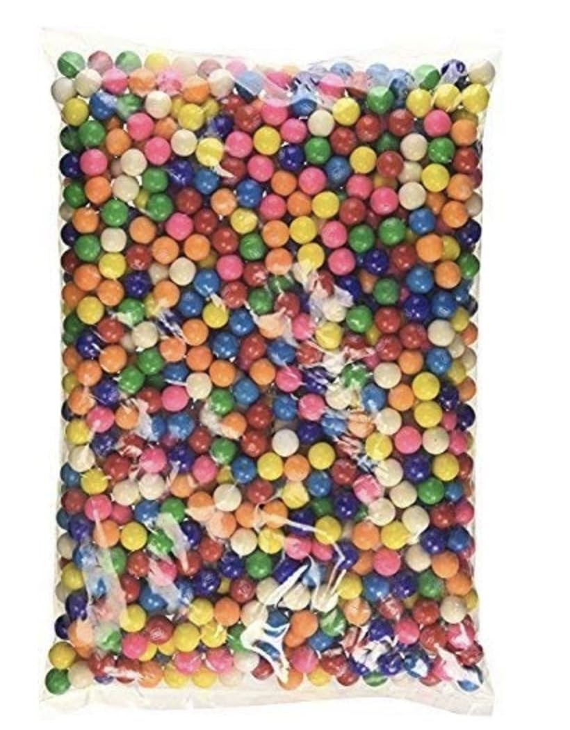 Dubble Bubble (14 mm size) small-gum balls bulk- 2 Pounds 14 mm, Multicolor