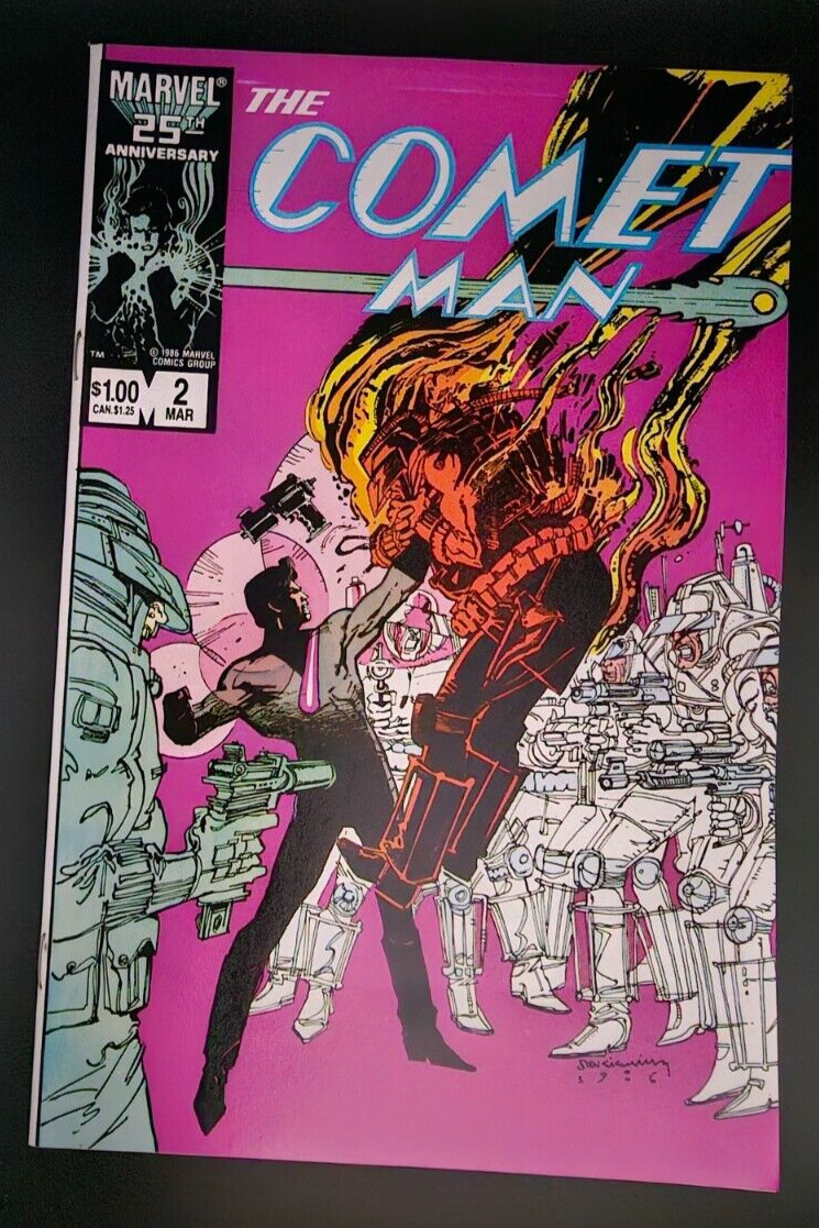 COMET MAN No. 2 Marvel Comics Bill Sienkiewicz Bill Mumy Miguel Ferrer RAW 1987