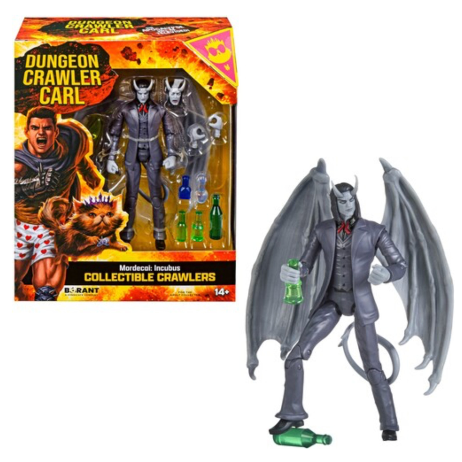 Dungeon Crawler Carl Mordecai Incubus Action Figure UCC Exclusive In Hand