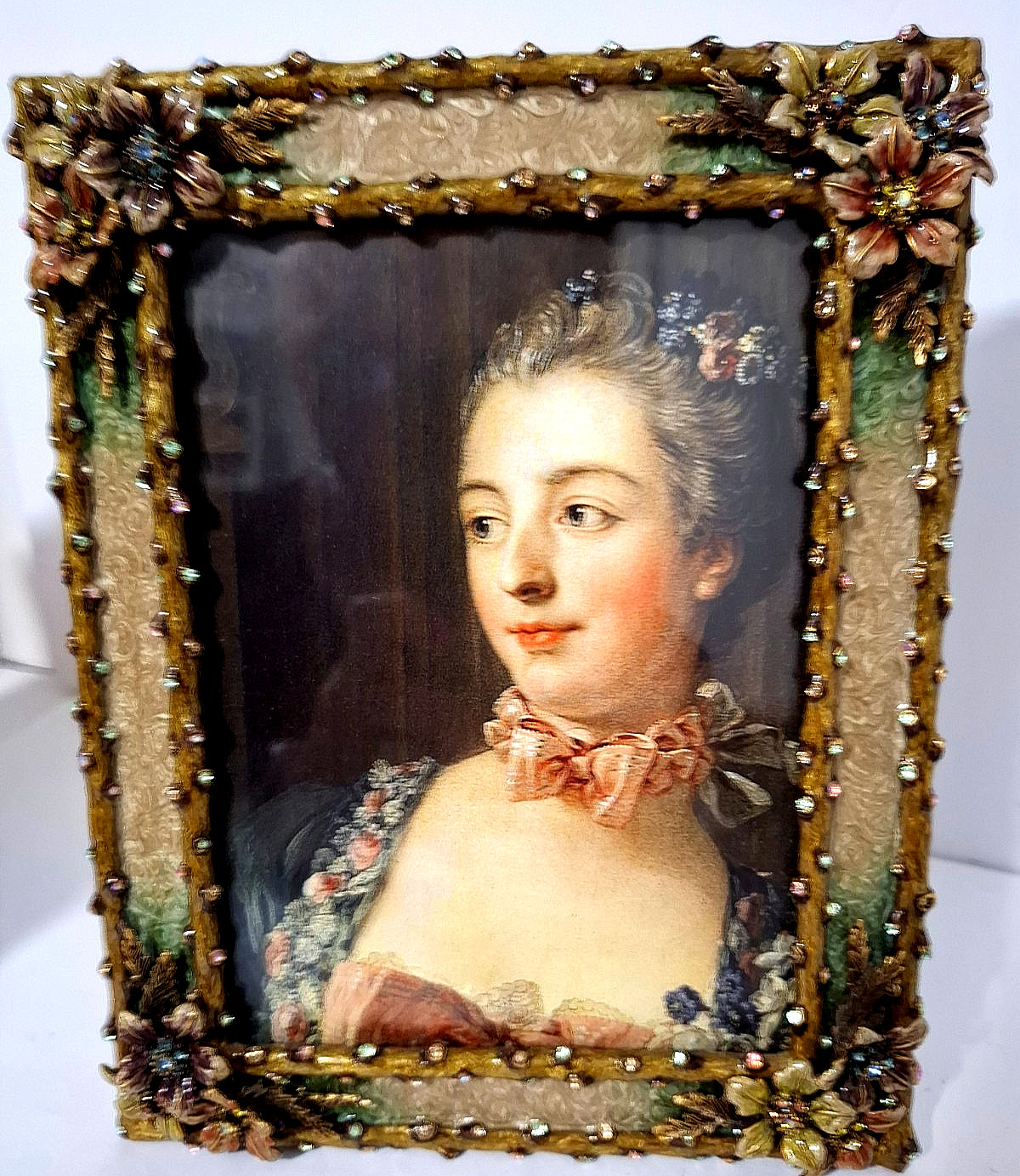 JAY STRONGWATER STUNNING GOLD/ RHINESTONE PICTURE FRAME