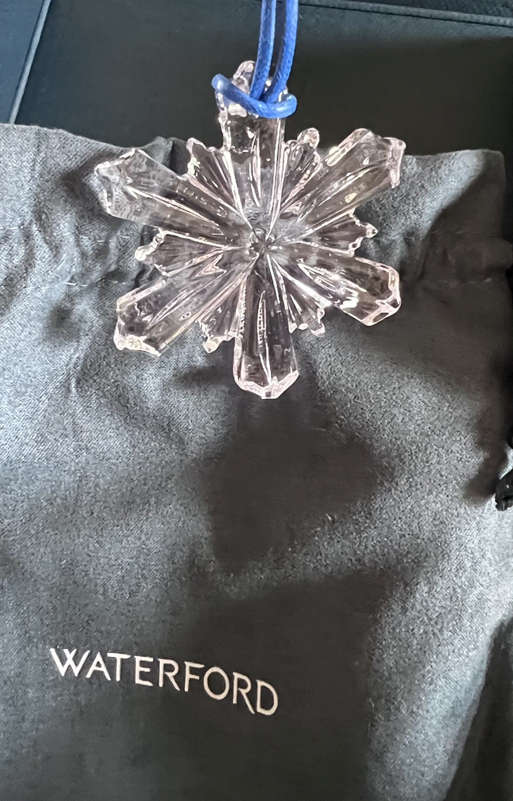 NEW Waterford Crystal Christmas Mini Snowflake Ornament #1072429-Retail $79.99