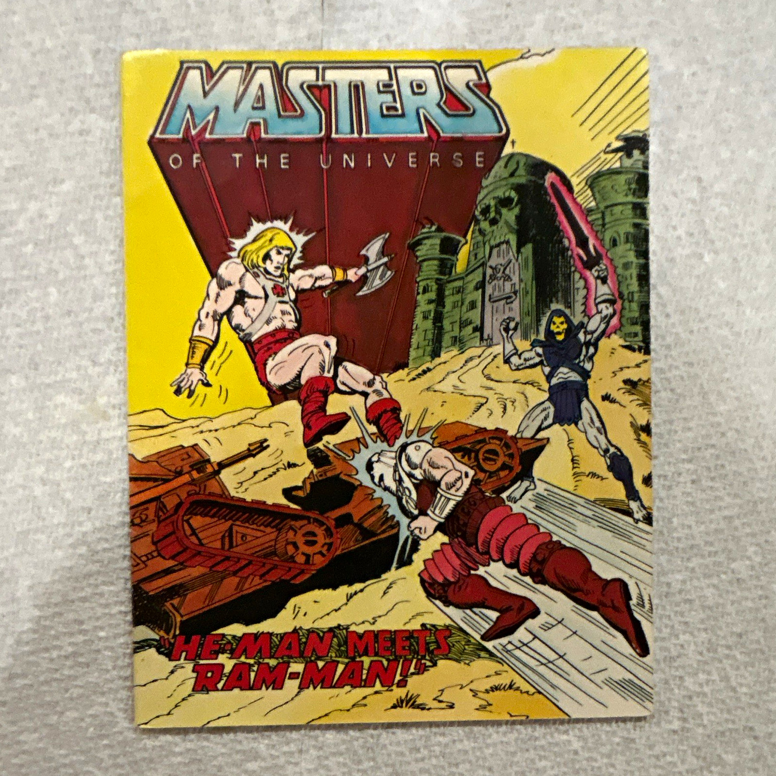 DC Comics Masters of the Universe He-Man Meets Ram-Man He-Man Skeletor 1982