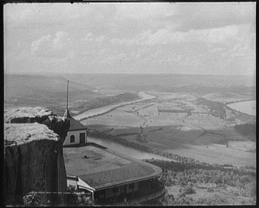 Lookout Mountain Tennessee 1902 Point Lookout Overlook Scenic Valley View