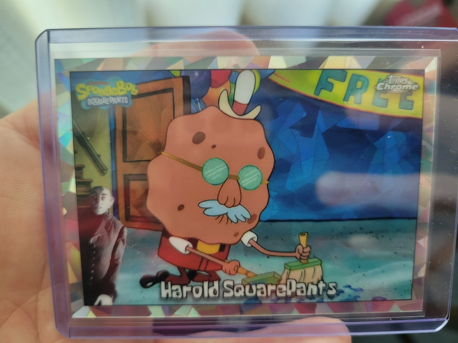 2025 Topps Chrome SpongeBob SquarePants Harold Night Shift Manager /25 #16