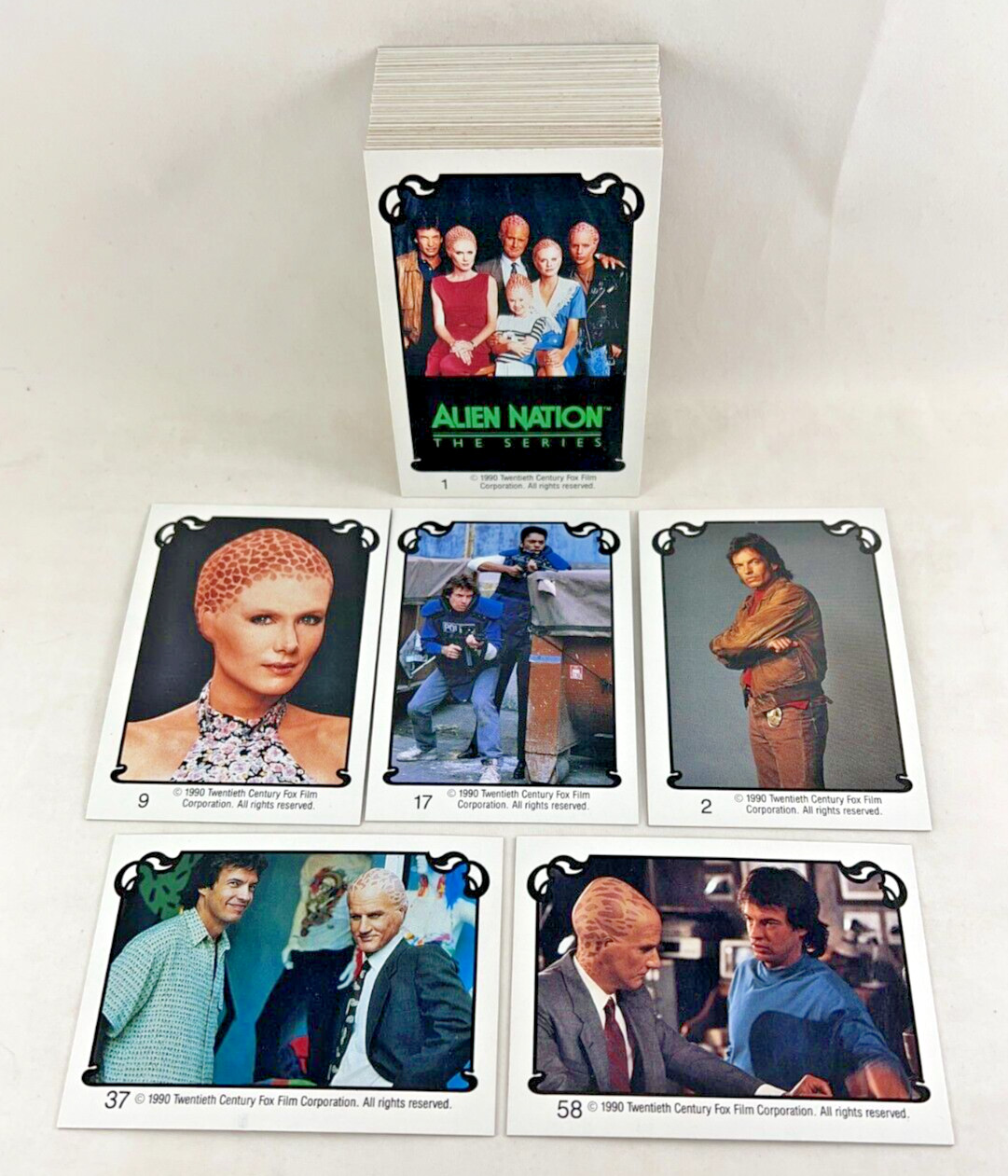 ALIEN NATION THE TV SERIES (FTTC 1990) Complete 60 Card Set GARY GRAHAM