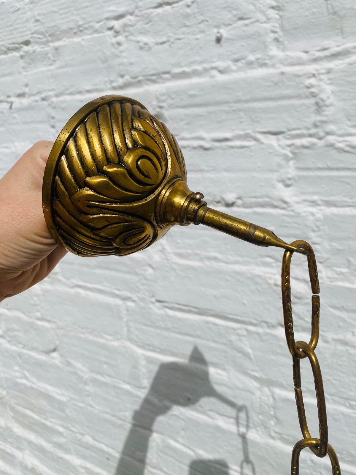Antique Bronze Chandelier CANOPY Chain Ceiling Light Part 4\