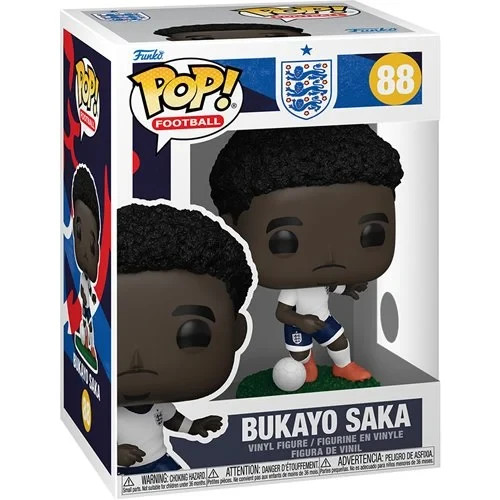 World Cup 2026 England Bukayo Saka Funko Pop Vinyl Figure #88 w/ Protector