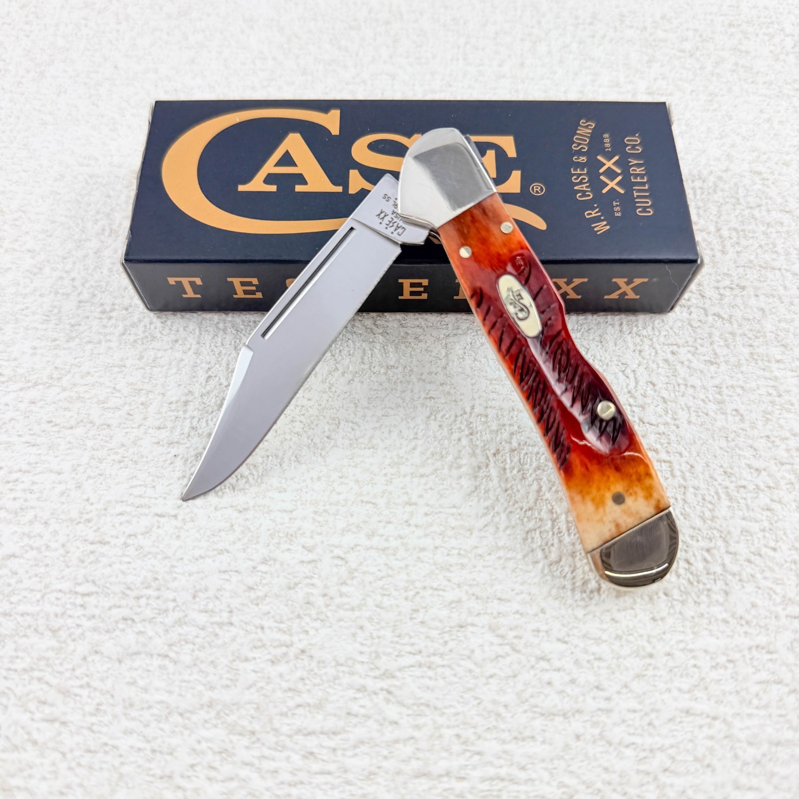 Case XX 65327 Mini CopperLock 6.5 BoneStag Stainless Pocket Knife