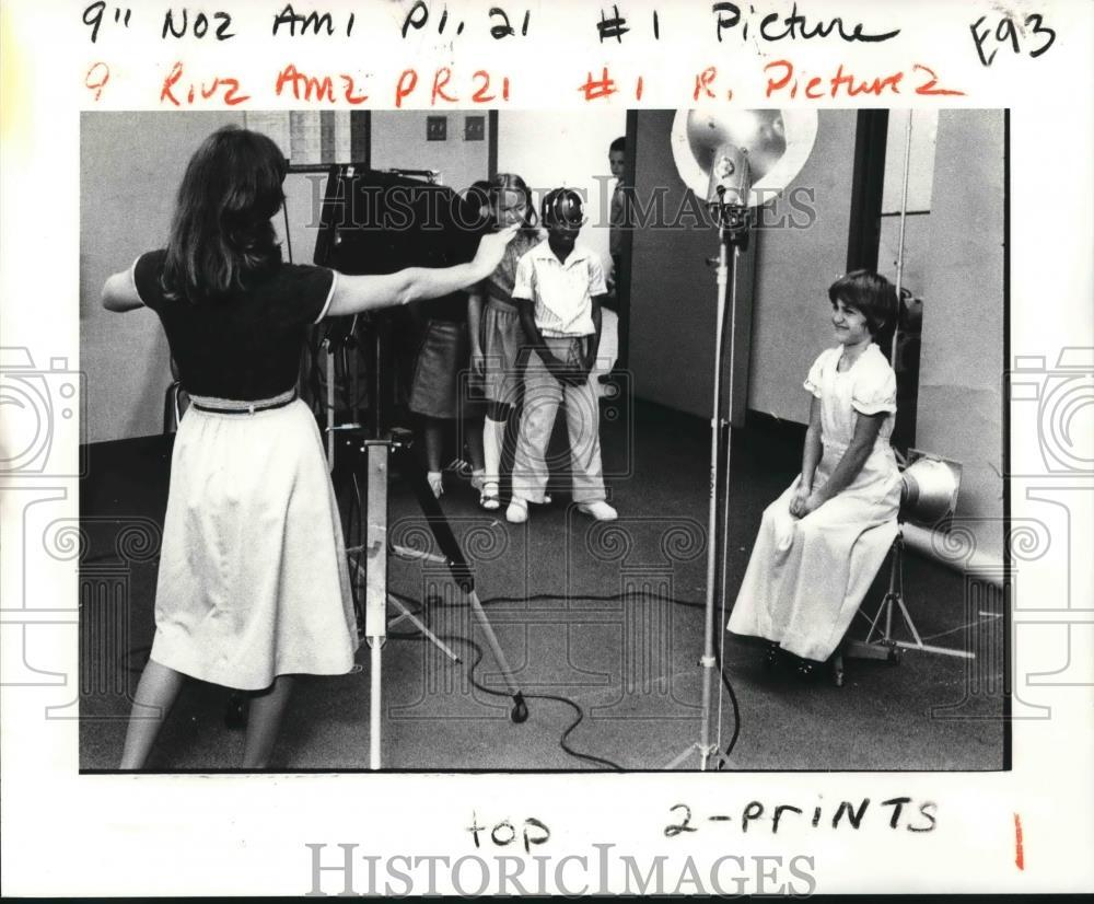 1981 Press Photo Students From St. Rose Primary School on Picture Day