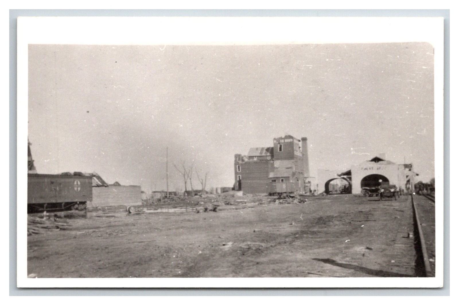 RPPC ~ Santa Fe ATSF Railroad Depot Great Bend KS Kansas RPPC ~ Santa Fe ATSF Railroad Depot Great Bend KS Kansas