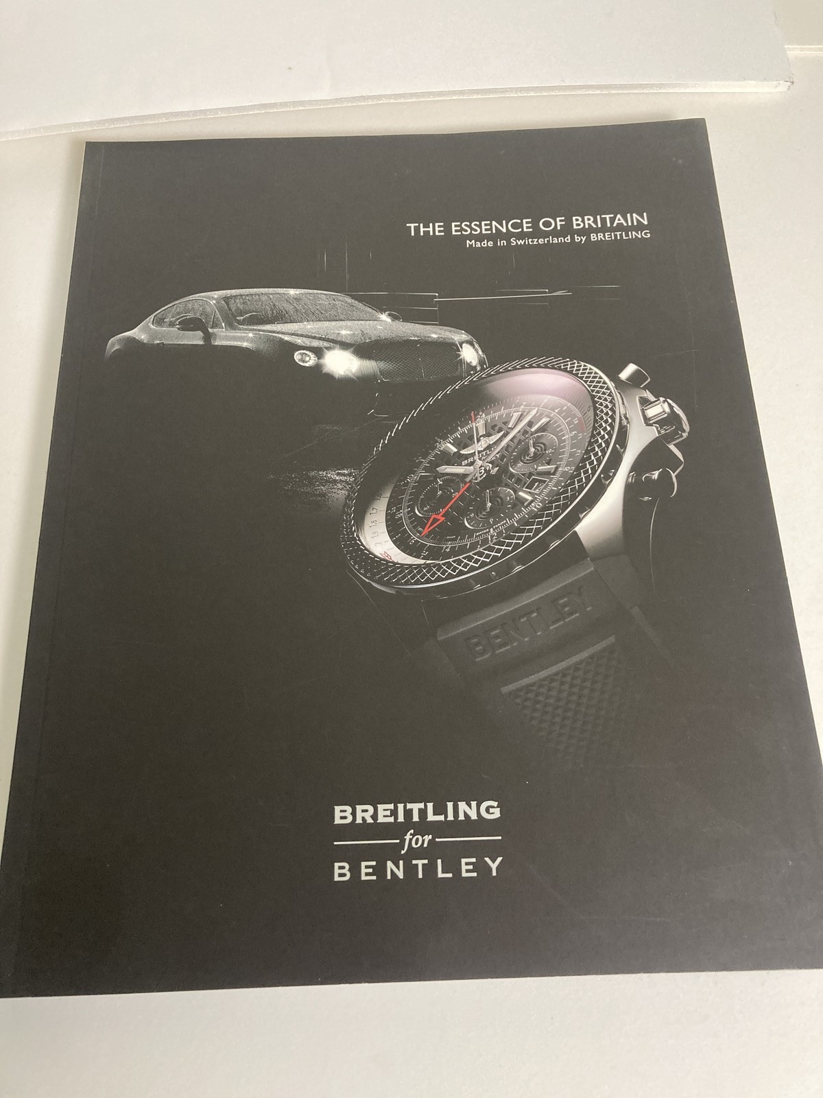 Breitling for Bentley Luxury Watch & Car Advertising Catalog Magazine Brochure
