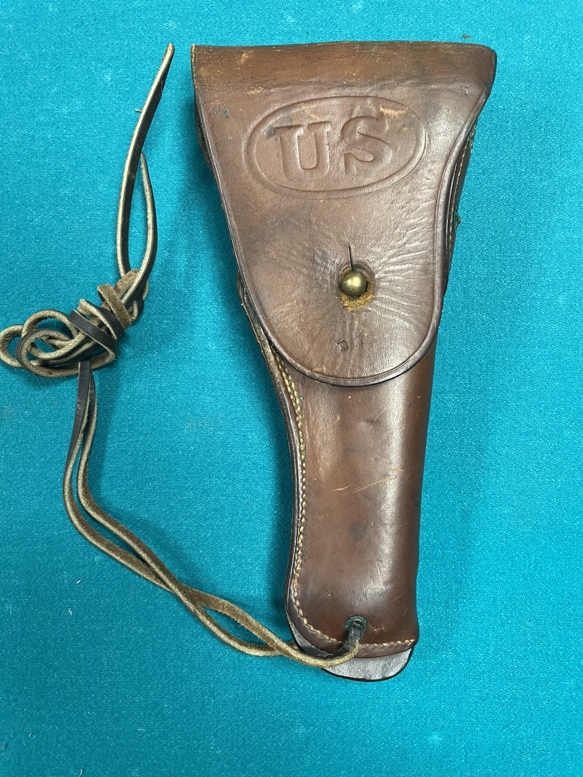 Graton & Knight, G & K, WWI US Army Leather Holster Colt .45 Auto 1917 Dated NR