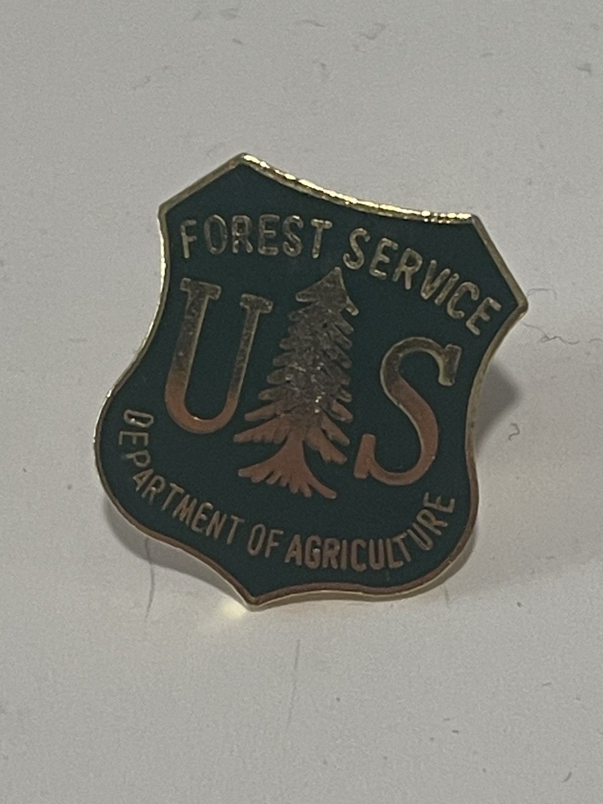 US FOREST SERVICE Department of Agriculture LAPEL PIN BADGE vintage