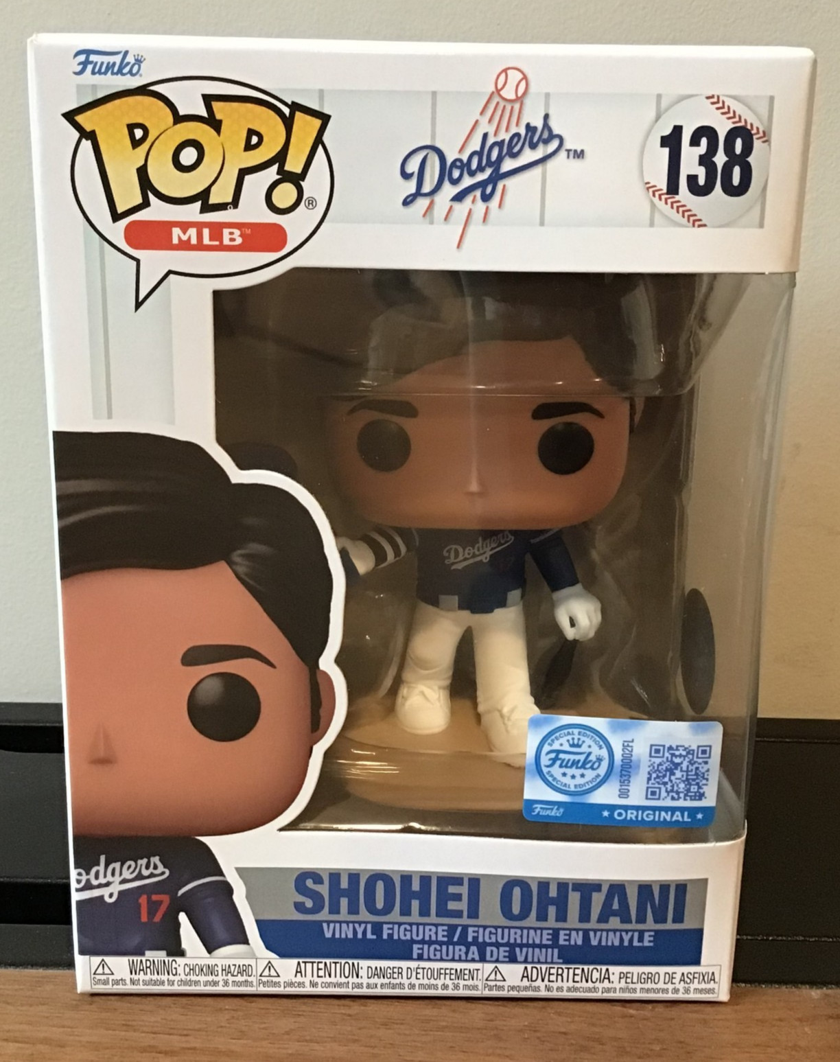 Funko Pop MLB Los Angeles Dodgers Shohei Ohtani (Salute) Funko Pop #138