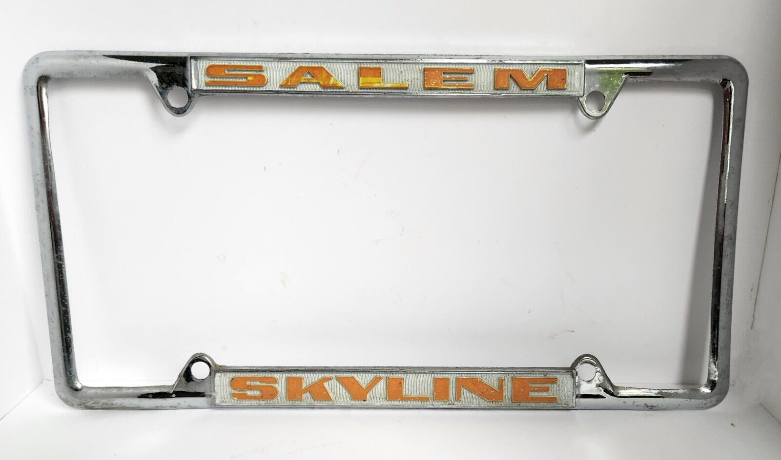 Vintage SKYLINE FORD Dealership Salem Oregon License Plate Frame Single