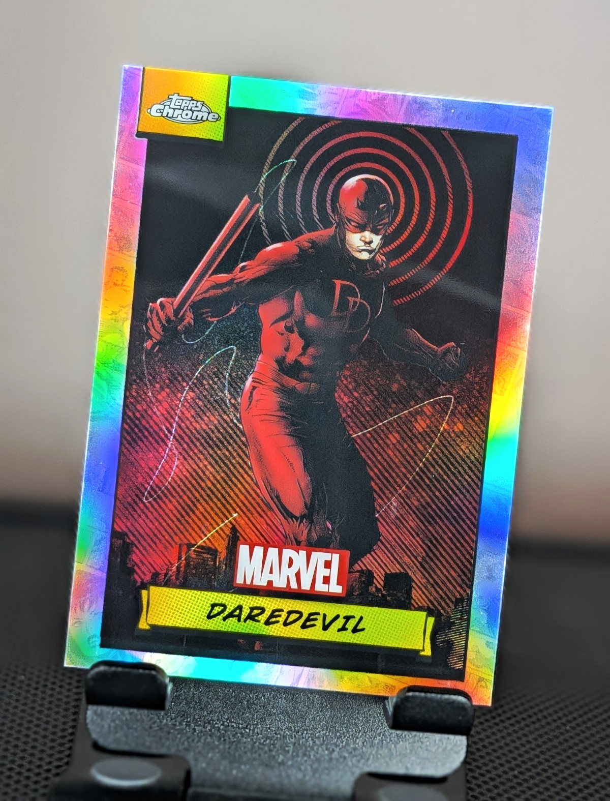 2024 Topps Chrome Marvel #30 Daredevil Refractor