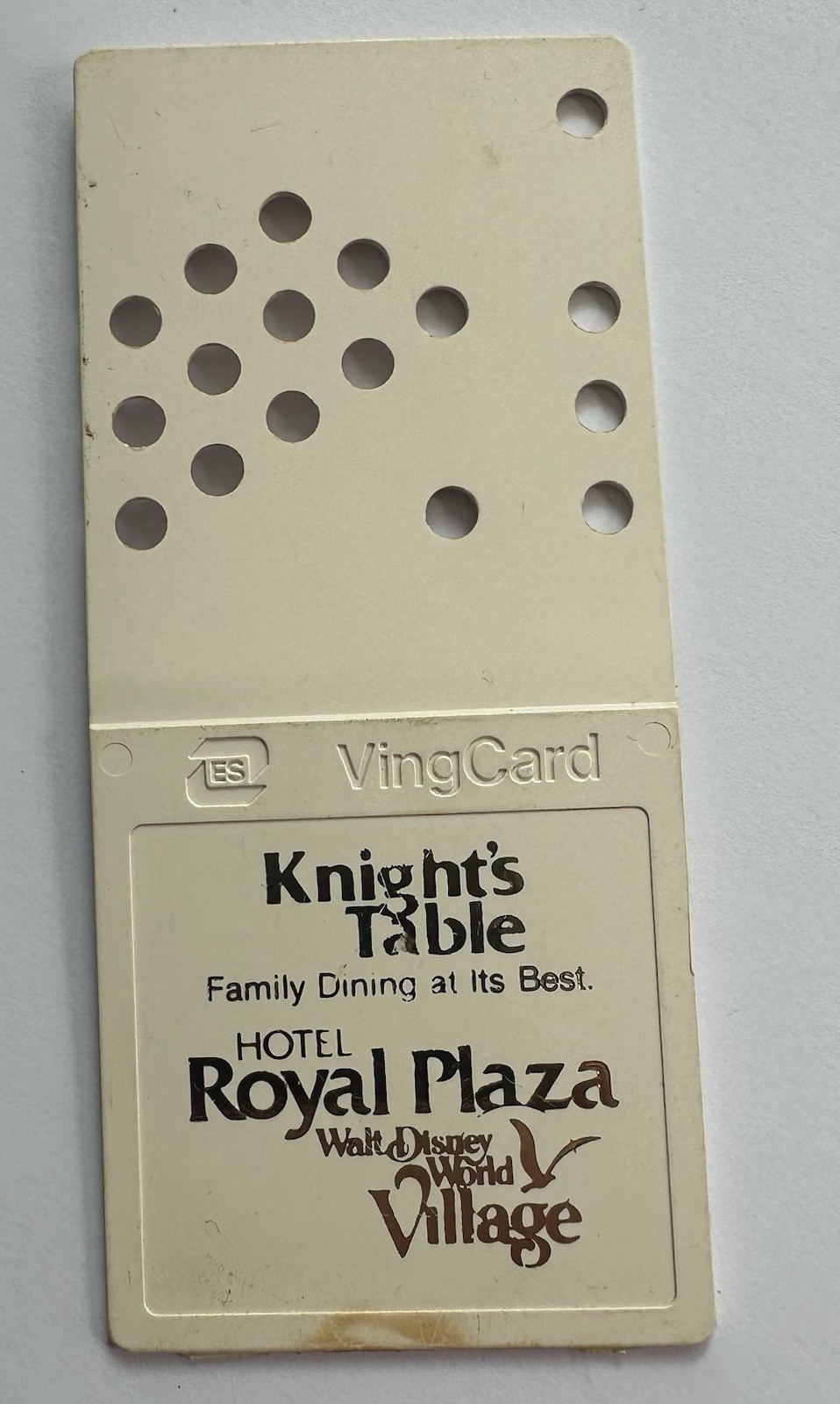 Royal Plaza Walt Disney World Village, Lake Buena Vista, FL Ving Room Key Card￼
