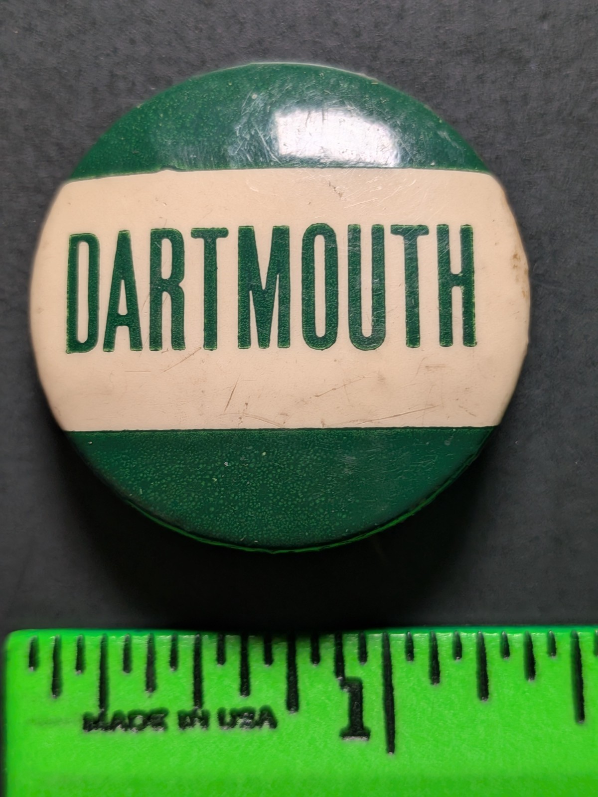 Vintage Dartmouth University College Pinback Pin