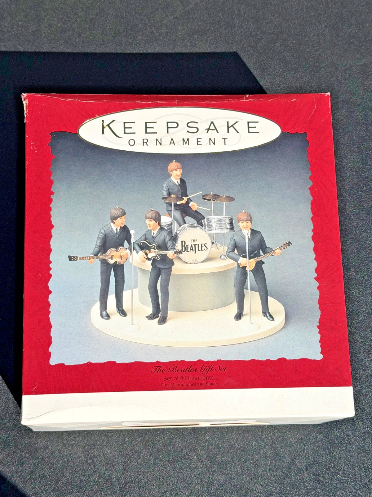 Hallmark Keepsake the Beatles 1994 Set of 5 Ornament Gift Set Original Box