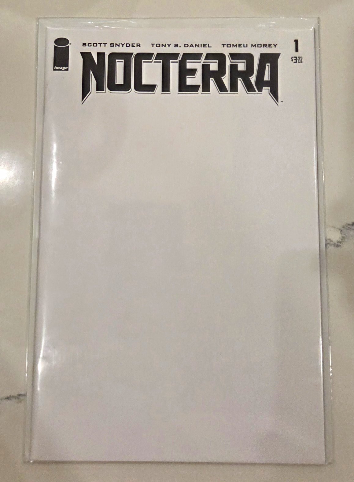 Nocterra #1 Blank Cover Variant Single Issue Comic Book Image Comics
