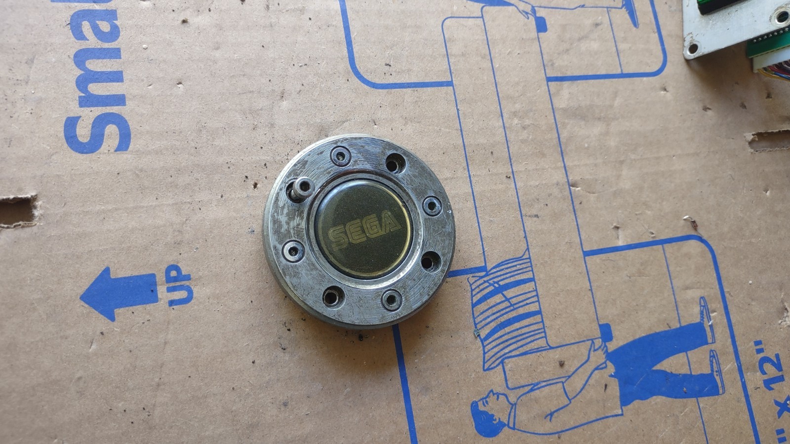 sega super gt arcade steering wheel cap #20017