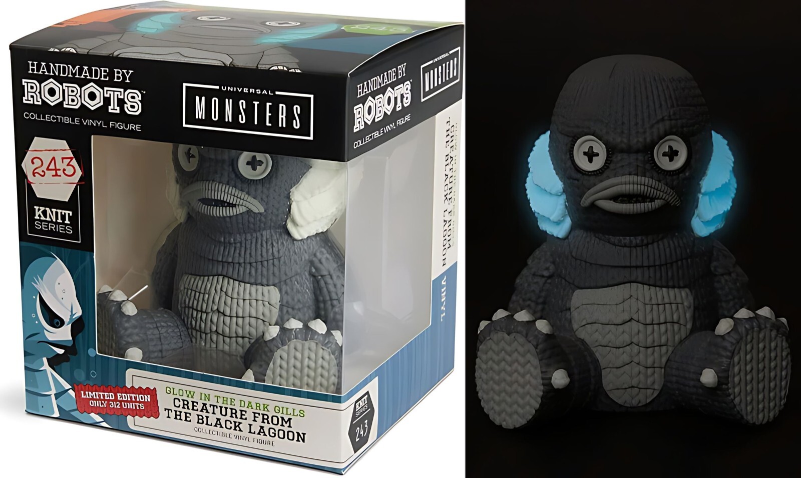 Handmade by Robots Creature from the Black Lagoon LE Glow in the Dark #220/300