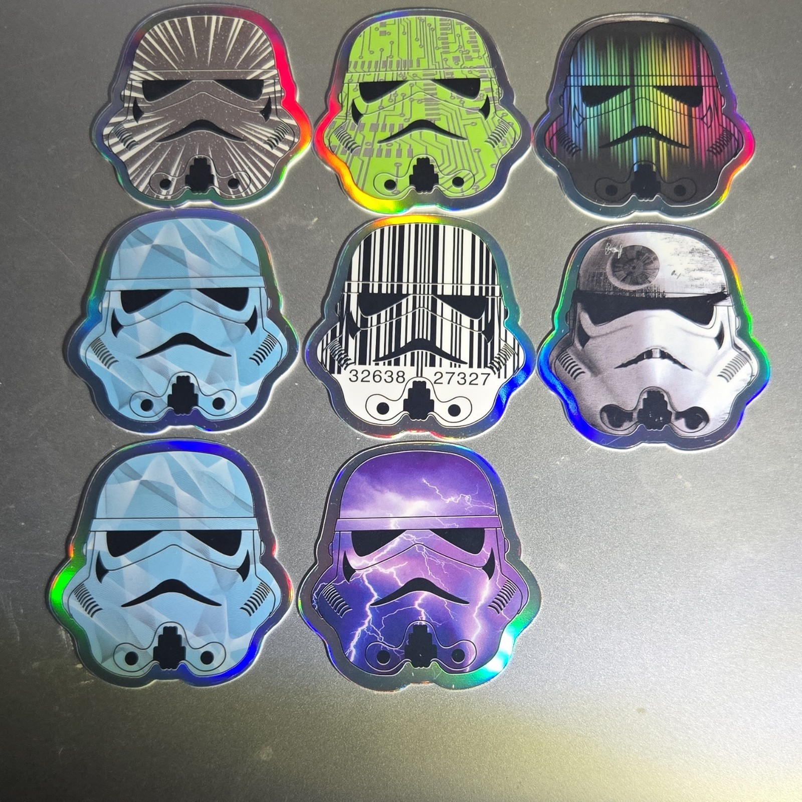 Topps 2026 Chrome Star Wars Stormtrooper Holographic Command Cards Lot 8