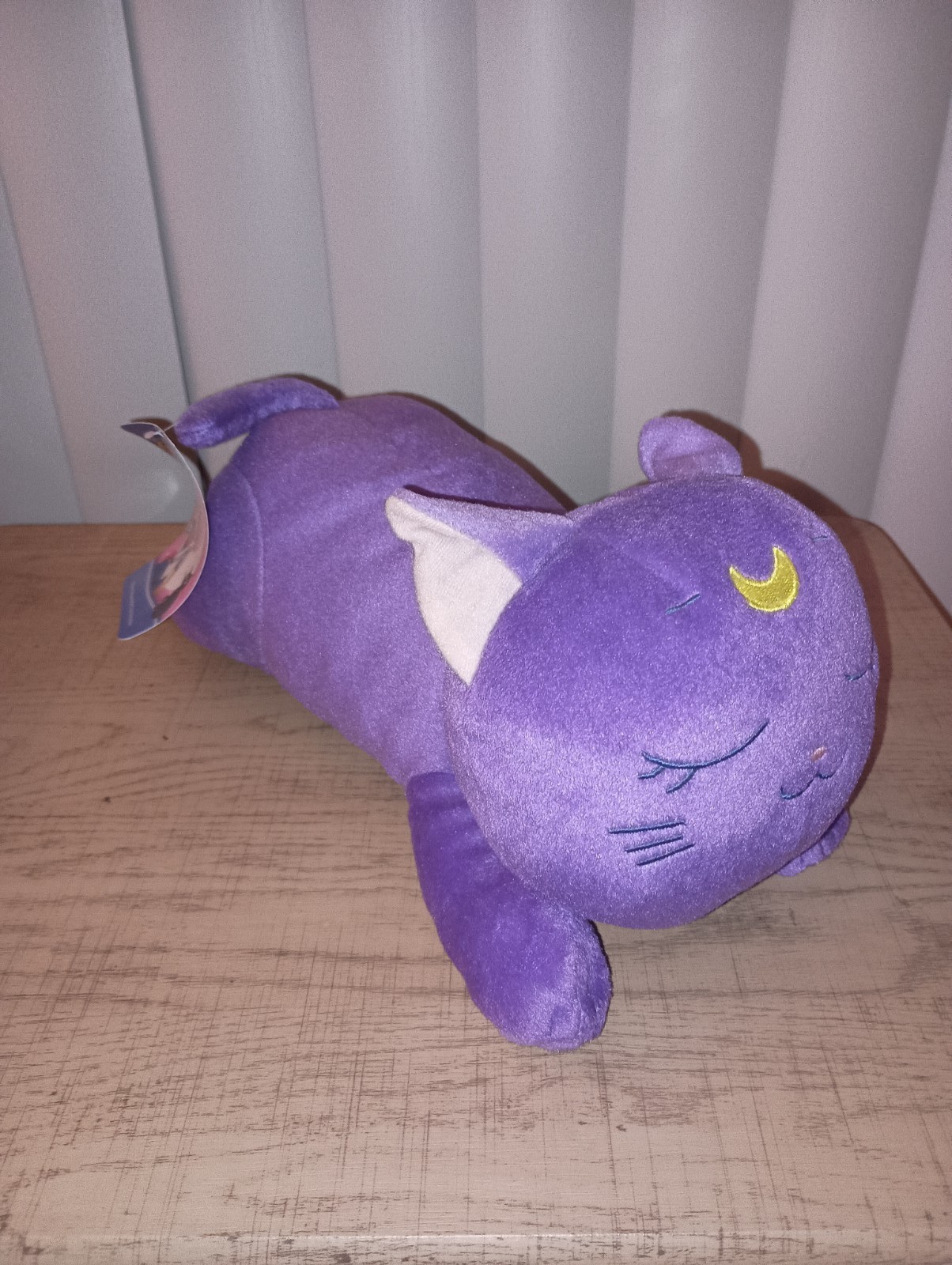 Sailor Moon Luna Sleeping Purple Cat Dreaming 8” Plush Doll - Clever Idiots Inc.