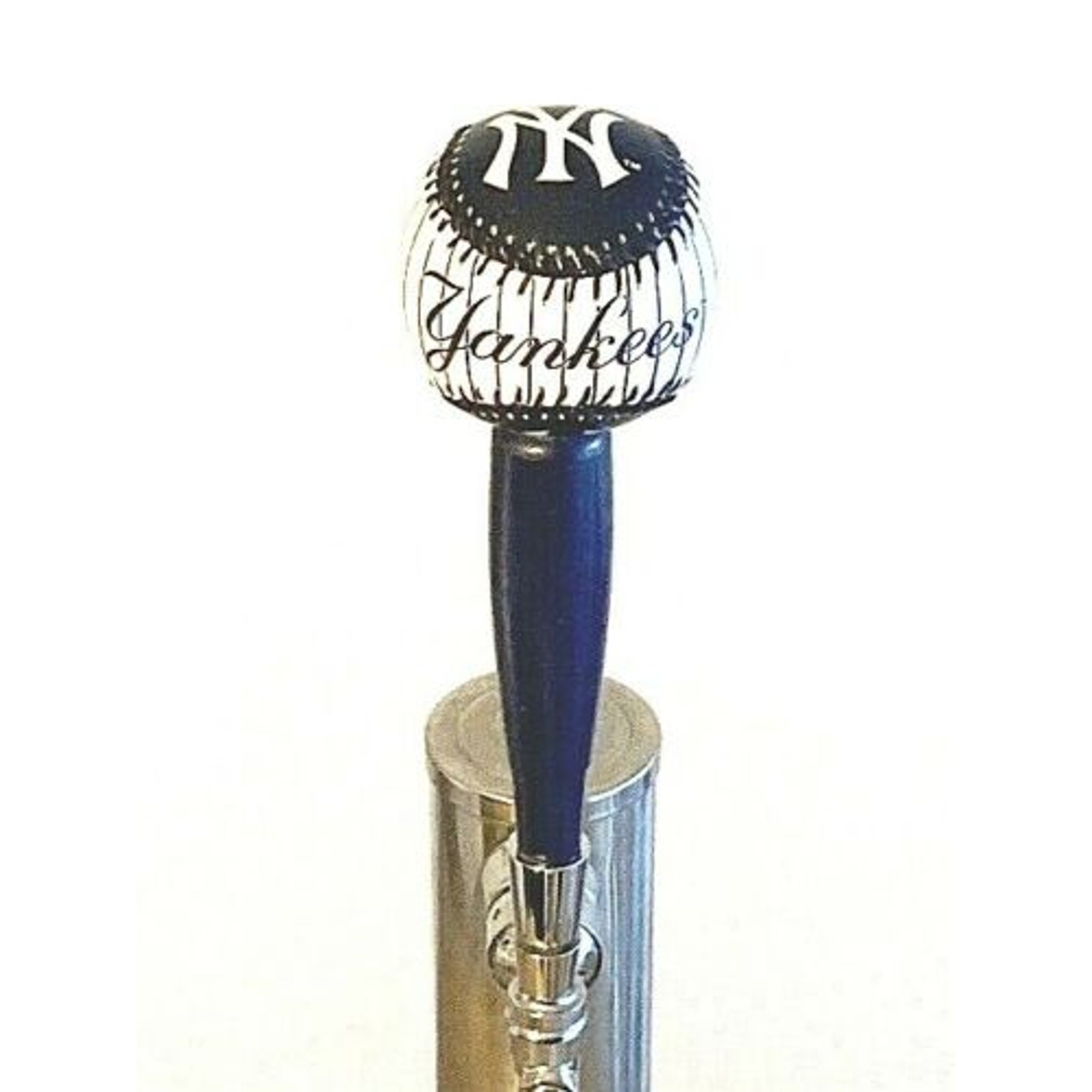 MLB NY Yankees Beer Tap Handle Kegerator Pub Style Baseball New York Bronx Wood