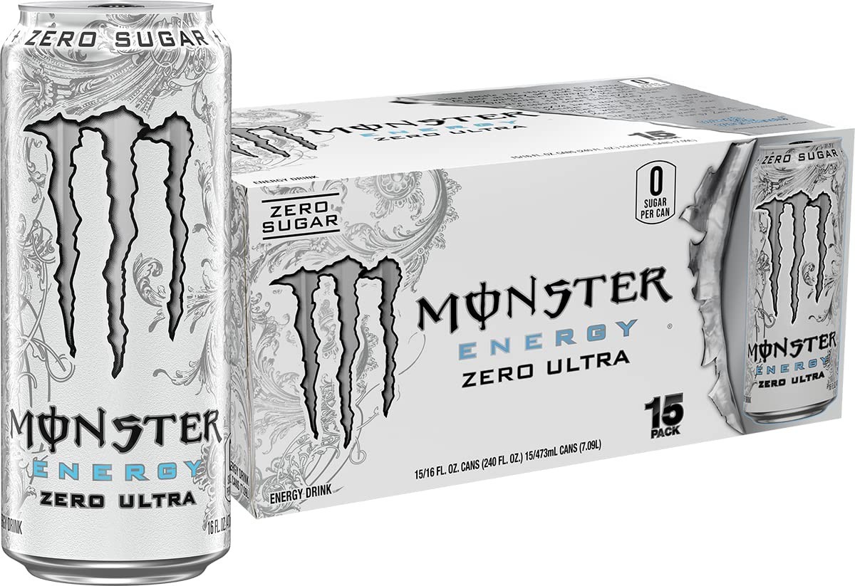 Sugar-Free Energy Drink, Zero Calorie, 16 oz, Refreshing Energy Boost, Ultra Fla