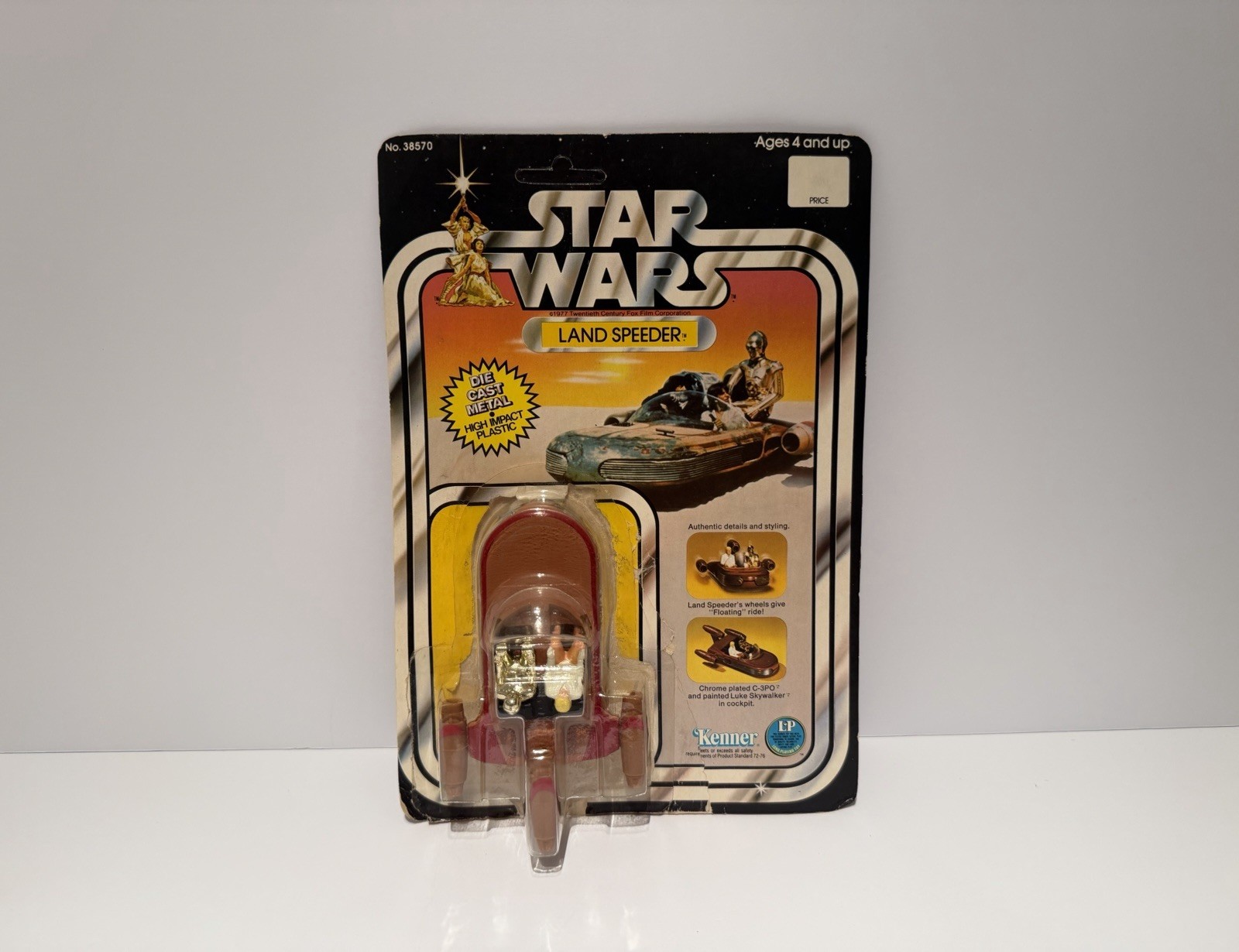 Kenner Star Wars Land Speeder No. 38570 Luke Skywalker C-3PO A New Hope 1978 Kenner Star Wars Land Speeder No. 38570 Luke Skywalker C-3PO A New Hope 1978