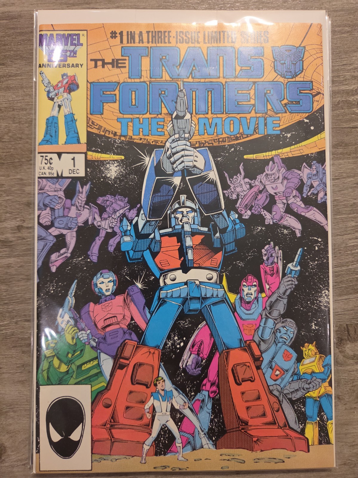 Transformers The Movie #1-3 (Marvel 1986) Complete Set NM 9.4 9.6