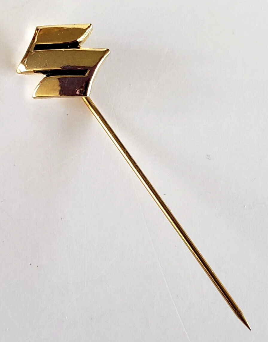 Vintage Suzuki Japan Gold Tone Stick Pin 1.75\