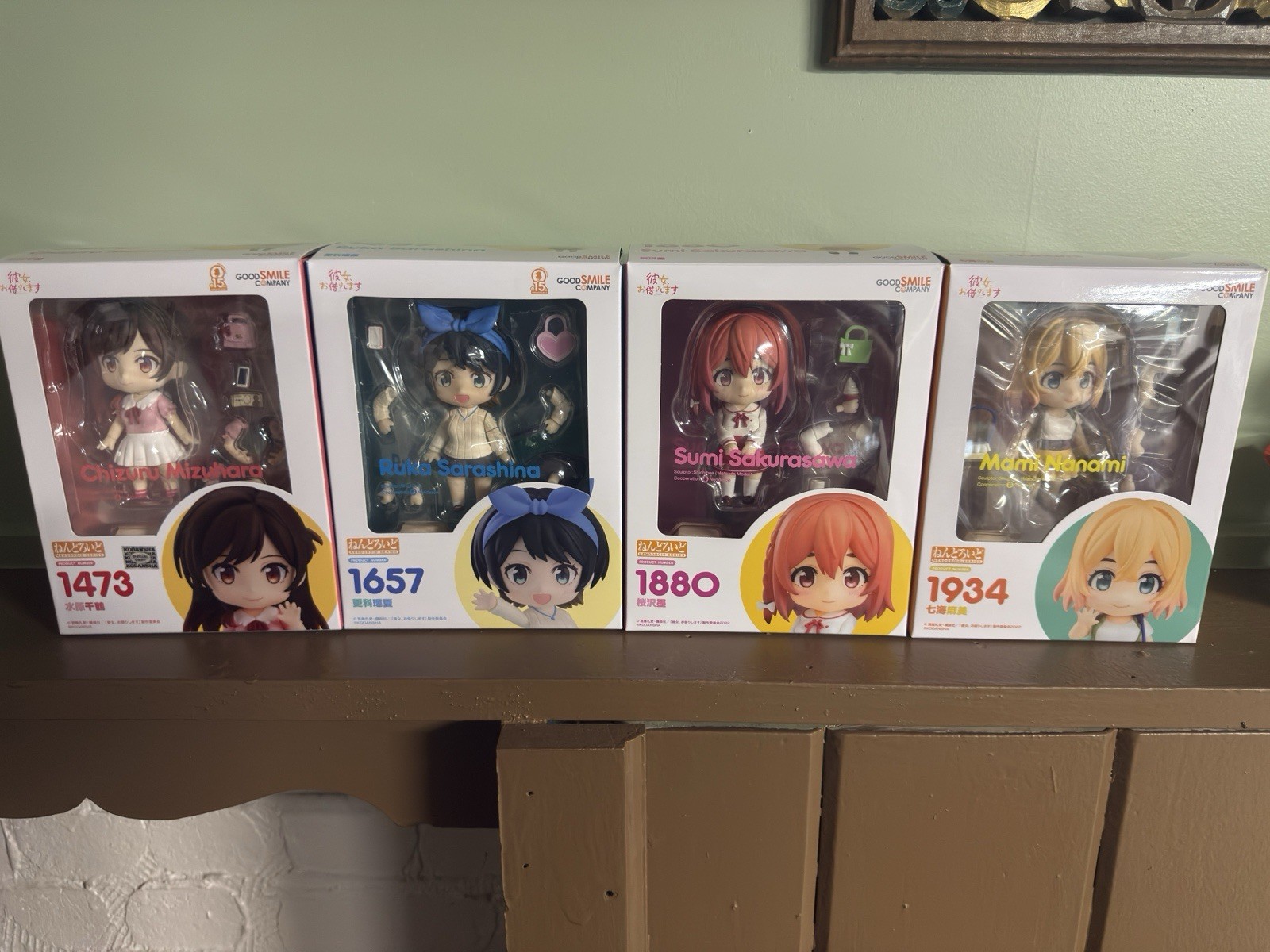 Nendoroid Rent A Girlfriend GSC Set Chizuru, Ruka, Sumi, Mami Used