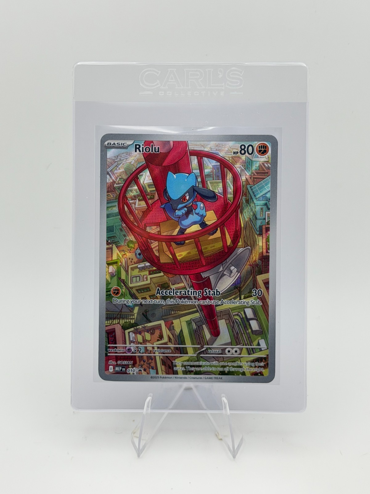 Pokémon Riolu 010 M: Mega Evolution Promo HoloPokémon TCG Basic HP80 Pokémon TCG