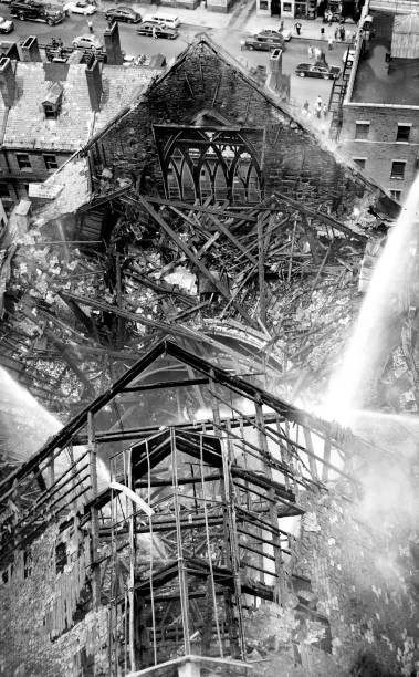 The burned remains Old Howard Theatre Boston are pictured Jun Boston Old Photo 1