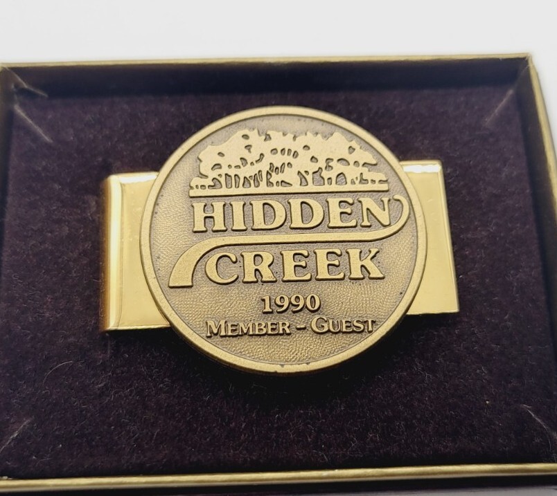 1990s Hidden Creek Money Clip Member Guest NEW Old Stock NOS Vintage 1990s Hidden Creek Money Clip Member Guest NEW Old Stock NOS Vintage