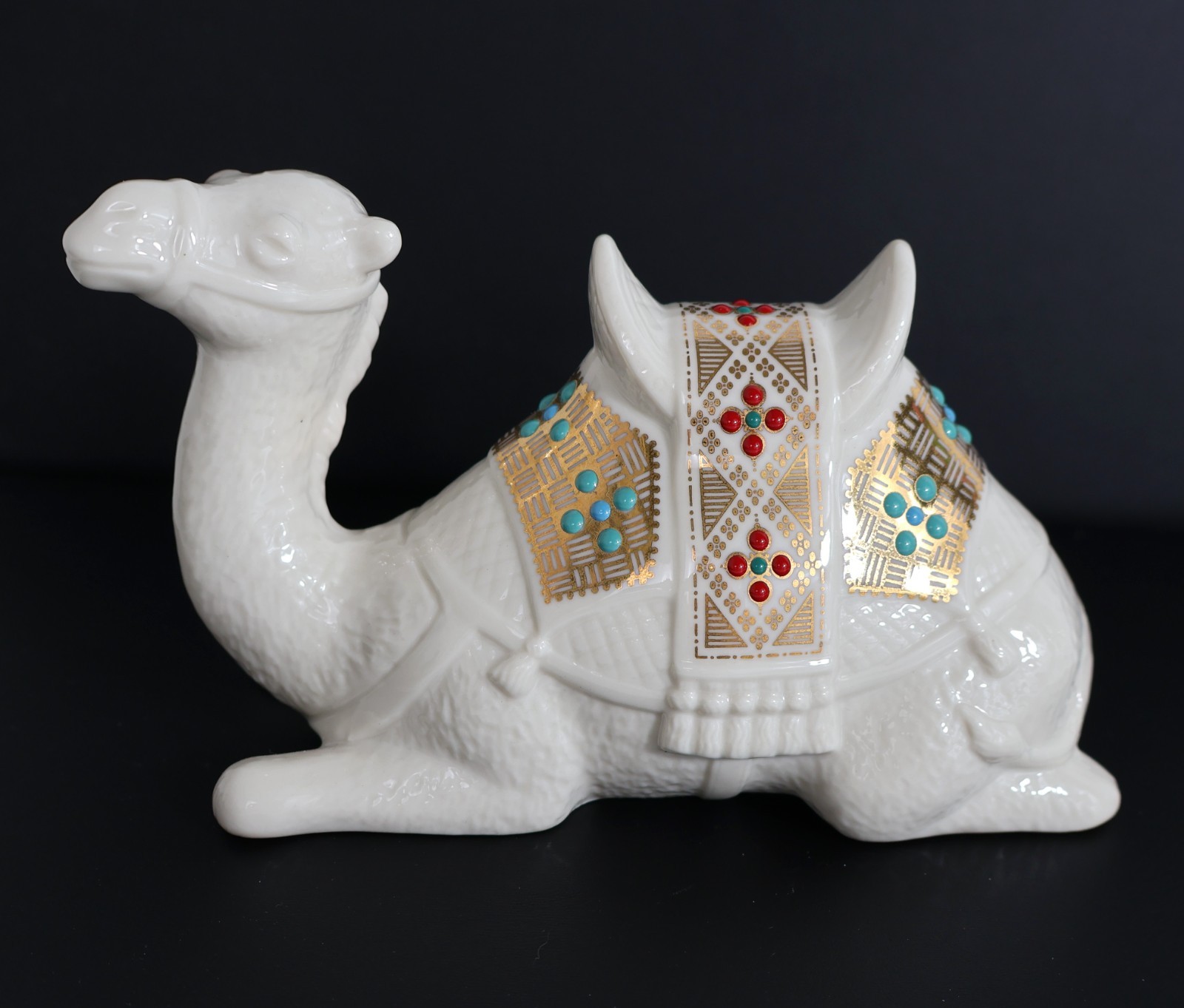 Lenox China Jewels Nativity Camel Figurine Porcelain gold Enamel Vintage