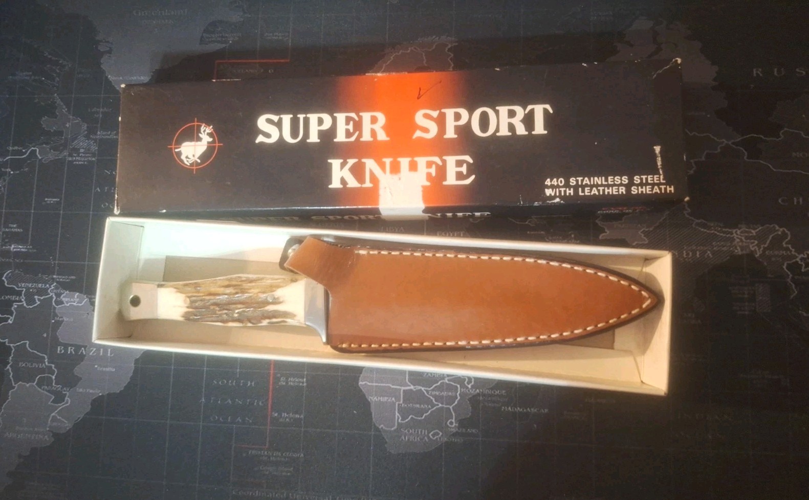 VALOR SUPER SPORT BOOT KNIFE 437 VINTAGE 80's IN BOX NEW OLD STOCK MINT COND 
